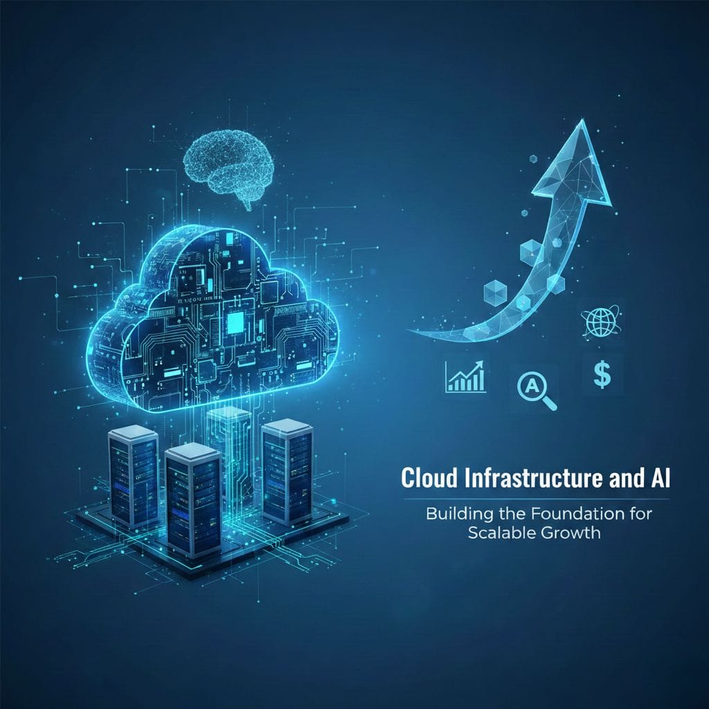 Enterprise cloud technology background